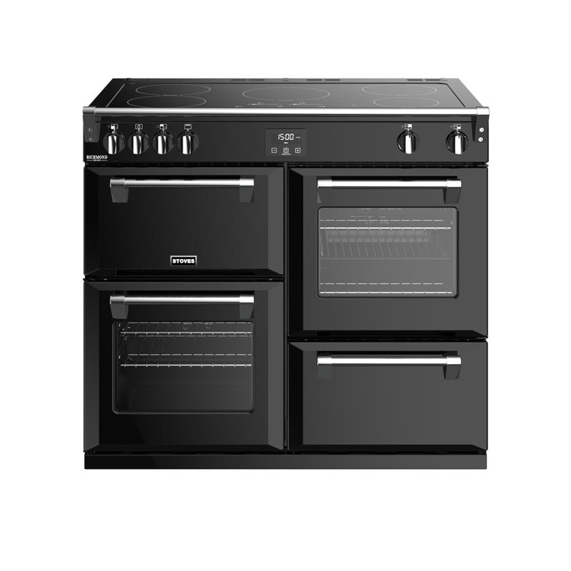 Stoves Richmond S1000 Deluxe Ei (Zwart)