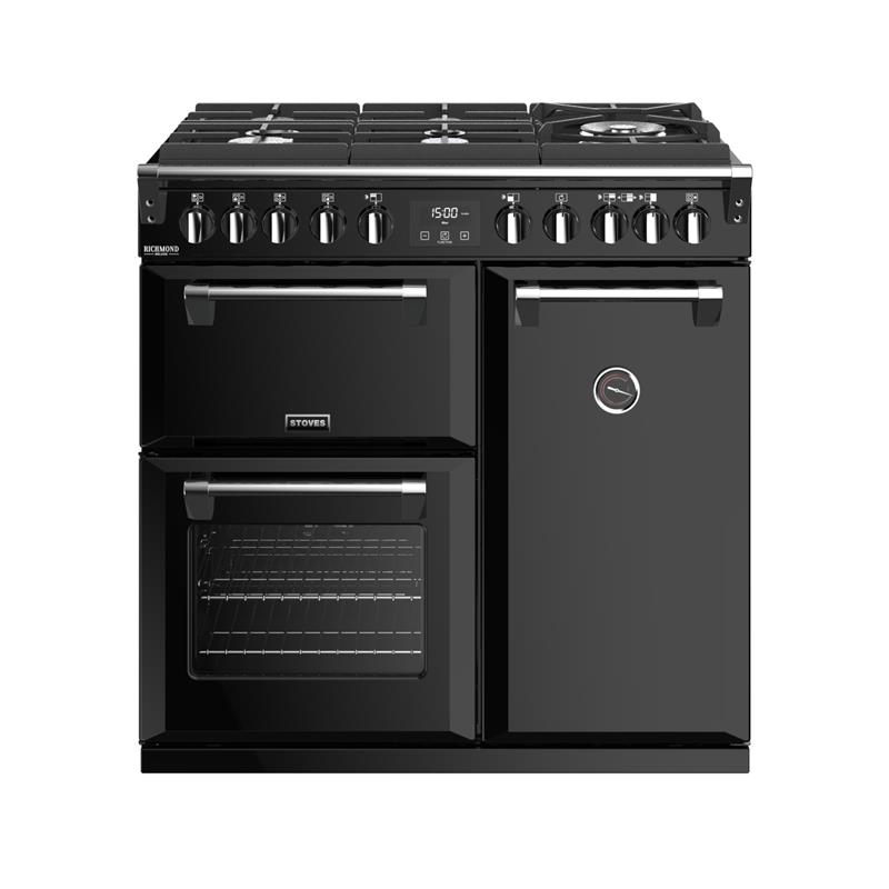 Stoves Richmond S900 Deluxe GTG DF (Zwart)