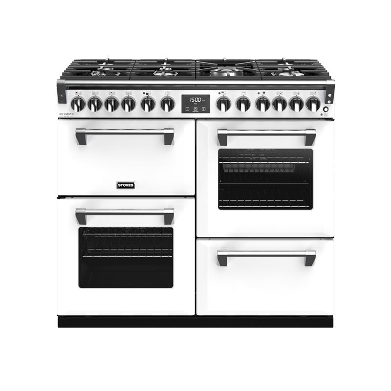 Stoves Richmond S1000 Deluxe Colour Boutique DF (Icy White)