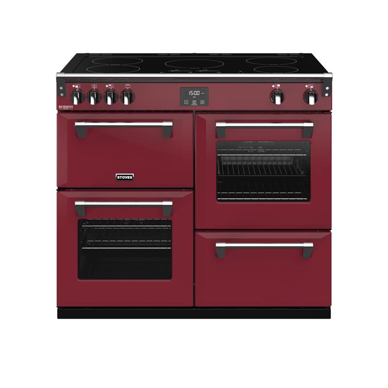 Stoves Richmond S1000 Deluxe Colour Boutique Ei (Chili Red)