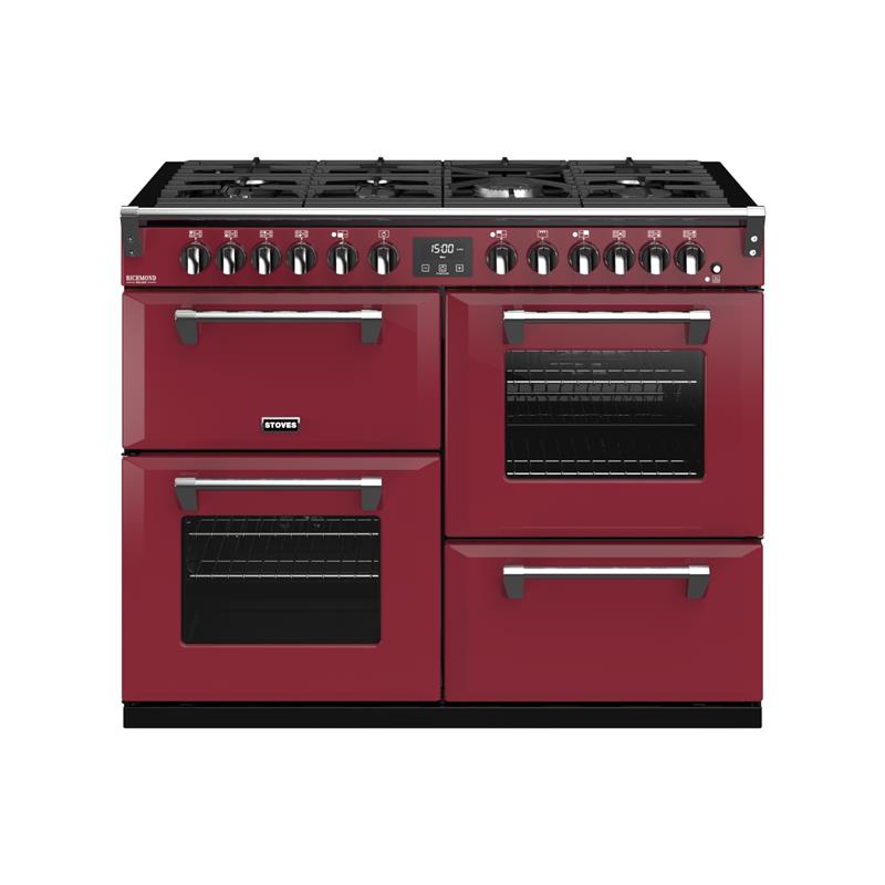 Stoves Richmond S1100 Deluxe Colour Boutique DF (Chili Red)