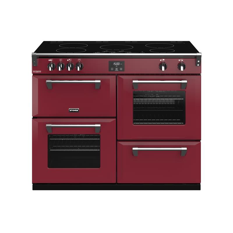 Stoves Richmond S1100 Deluxe Colour Boutique Ei (Chili Red)