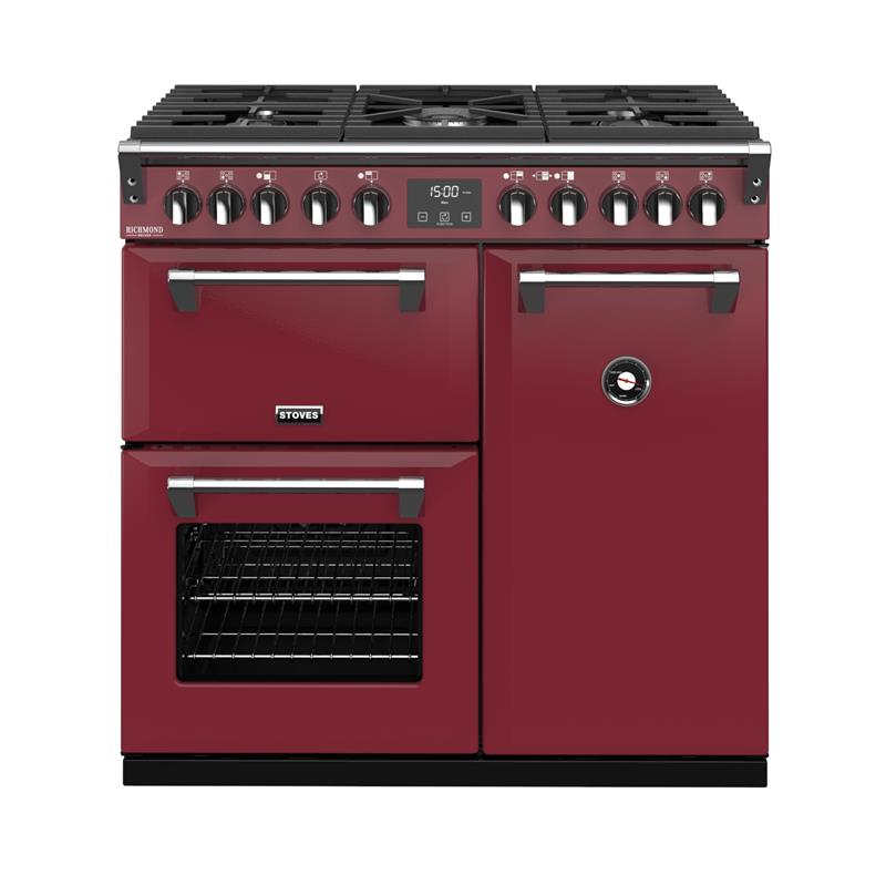 Stoves Richmond S900 Deluxe Colour Boutique DF (Chili Red)