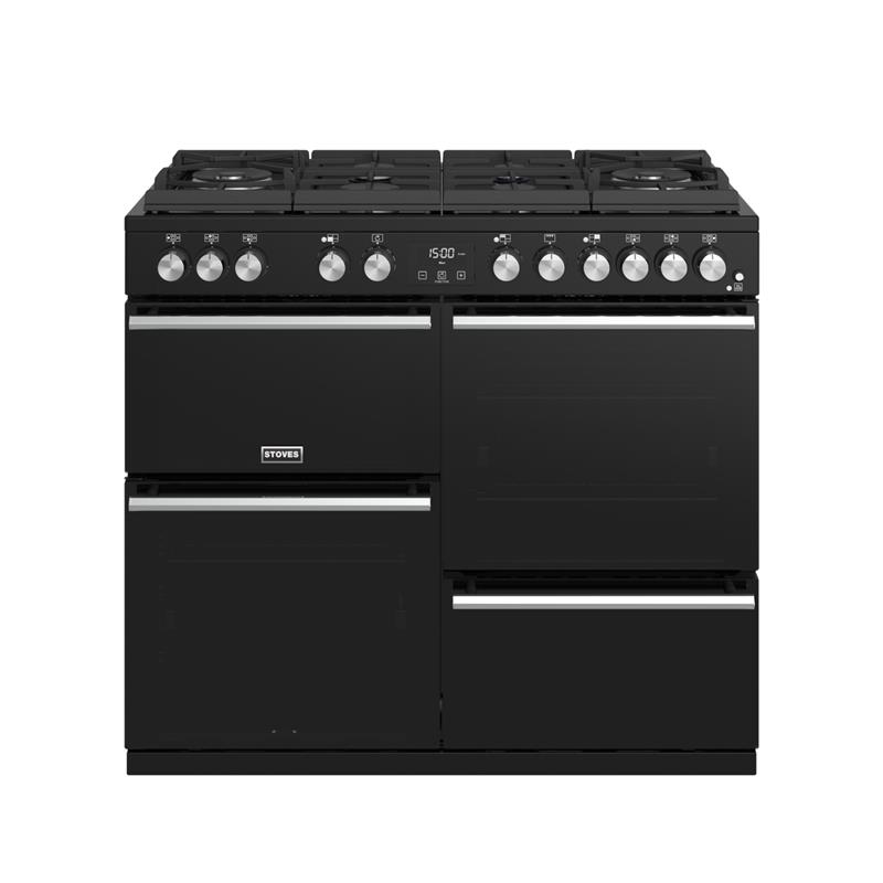 Stoves Precision S1000 Deluxe GTG Df (Zwart)