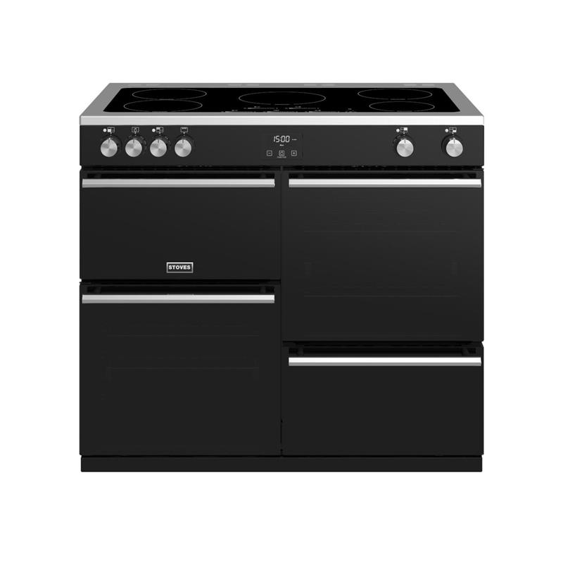 Stoves Precision S1000 Deluxe Ei (Zwart)